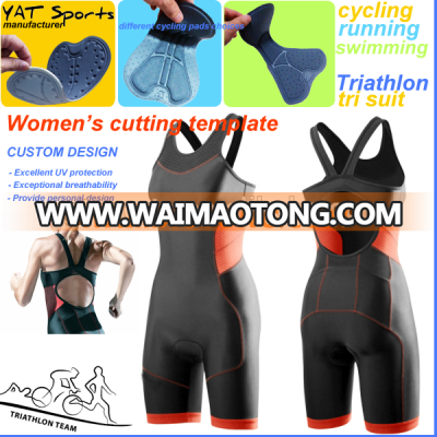 sports apparel manufacturers professional Lycra fabrics fashion customized woman triathlon suit