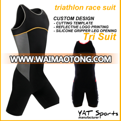 Triathlon wear one piece design Lycra fabrics China manufacturers Race Triathlon Suit